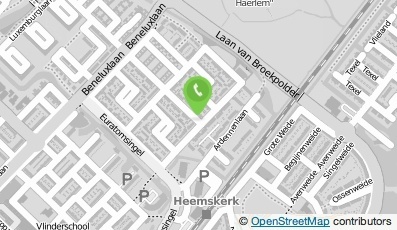 Bekijk kaart van Van den Berg Klussenbedrijf  in Heemskerk