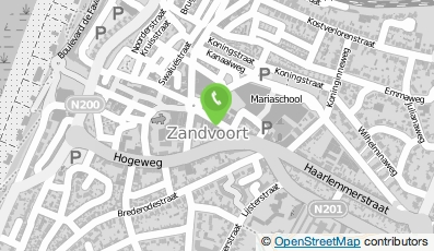 Bekijk kaart van Darkbluegordijnshop & coupeuse in Zandvoort