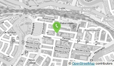 Bekijk kaart van Muziekhandel Alphenaar in Haarlem