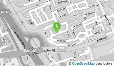 Bekijk kaart van Klus- en stukadoorsbedrijf Marco Kortlevers in Oostzaan