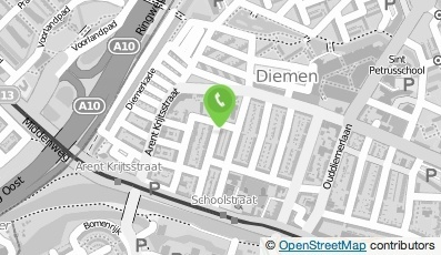 Bekijk kaart van Schildersbedrijf Bloemraad in Diemen