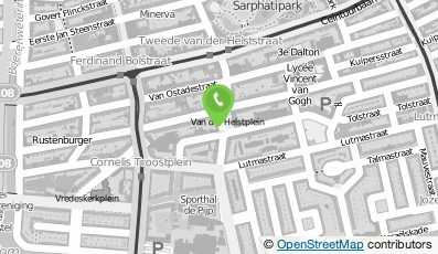 Bekijk kaart van Drukkerij Den Hartog  in Amsterdam
