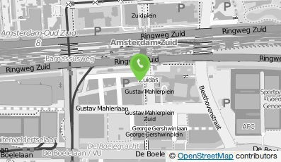 Bekijk kaart van Park Plaza Hotels Europe B.V. in Amsterdam