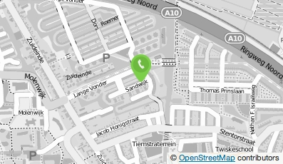 Bekijk kaart van Wanders Bedrijf in Amsterdam