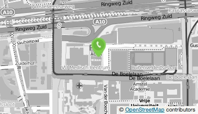 Bekijk kaart van ACTA Dental Education B.V. in Amsterdam