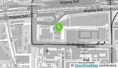Bekijk kaart van ACTA Dental Research B.V. in Amsterdam