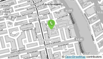 Bekijk kaart van De Kleine Wereld KDV De Edelsteen in Amsterdam