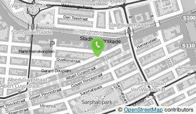 Bekijk kaart van Hairstudio PU MA in Amsterdam