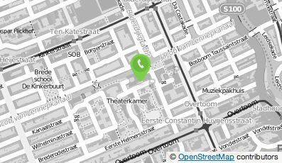 Bekijk kaart van Moes Massage Praktijk in Amsterdam