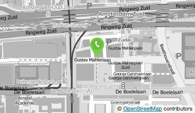 Bekijk kaart van Club Sportive Mahler Zuidas B.V. in Amsterdam