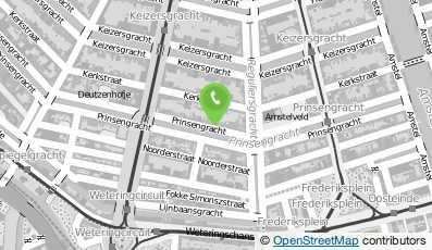 Bekijk kaart van Prinsengracht Hotel B.V. in Amsterdam