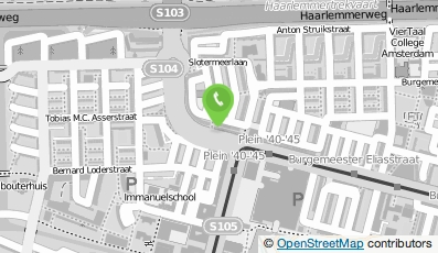 Bekijk kaart van Erom Kledingreparatie De Gouden Schaar in Amsterdam