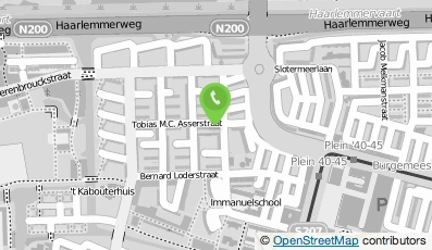 Bekijk kaart van Rijschool & Taxibedrijf AVB in Amsterdam