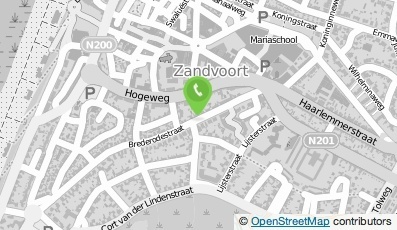 Bekijk kaart van B & B Zandvoort in Zandvoort