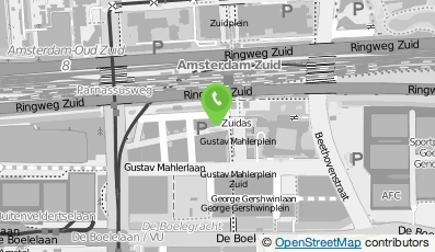 Bekijk kaart van GTC Investments B.V.  in Amsterdam