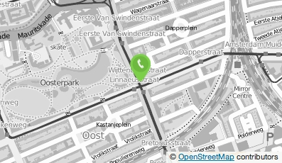 Bekijk kaart van Oost B.V. in Amsterdam