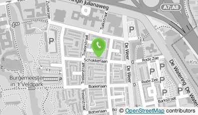Bekijk kaart van Timmerbedrijf M. Borger  in Zaandam