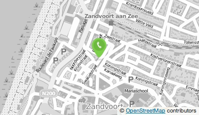 Bekijk kaart van Fysiotherapie De Prinsenhof in Zandvoort