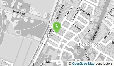 Bekijk kaart van BIBinc.  in Bennebroek