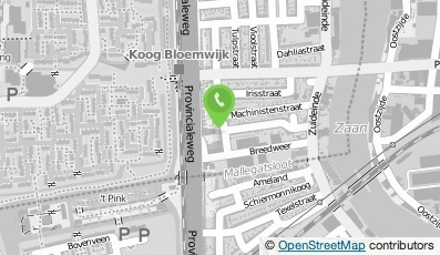 Bekijk kaart van Stucadoorsbedrijf Dijst in Koog aan De Zaan