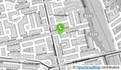 Bekijk kaart van Klussenbedrijf Gimson  in Amsterdam