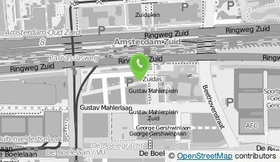 Bekijk kaart van GTC Real Estate Holding B.V. in Amsterdam