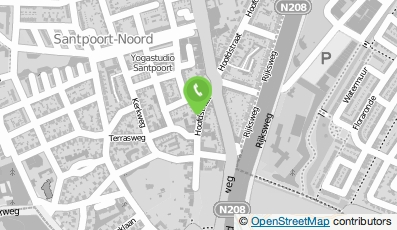 Bekijk kaart van Booij Optiek in Santpoort-Noord