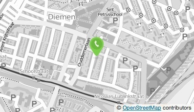 Bekijk kaart van Stoombedrijf 't Stomertje in Diemen