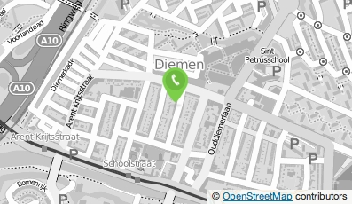 Bekijk kaart van Samenuitevents.nl in Diemen