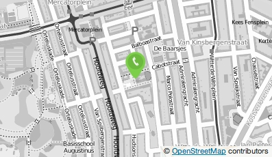 Bekijk kaart van Verloskundigen de Baarsjes en Bos en Lommer in Amsterdam