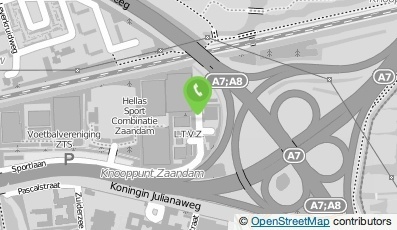 Bekijk kaart van De Tulp Party- en Zalencentrum Sportlaan B.V. in Zaandam