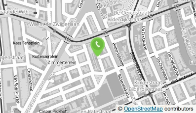 Bekijk kaart van Fysiotherapie Elisabeth Wolffstraat in Amsterdam