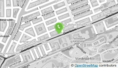 Bekijk kaart van Maatschap Fysiotherapie Oud- West in Amsterdam