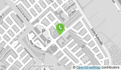 Bekijk kaart van Delissen Fysiotherapie Gezondheidscentrum Velserbroek in Haarlem