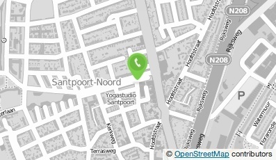 Bekijk kaart van Fysiotherapeutisch centrum Santpoort in Santpoort-Noord