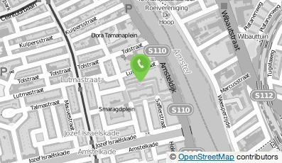 Bekijk kaart van Muziekpraktijk Rob Kietselaer in Amsterdam