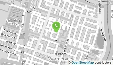 Bekijk kaart van Kinderoefentherapie Zaanstreek Noord in Wormerveer