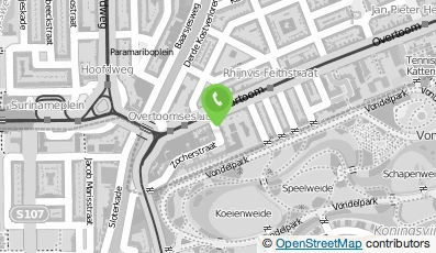 Bekijk kaart van W.P. Vossen in Amsterdam