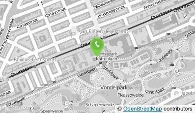 Bekijk kaart van Vondelmark  in Amsterdam