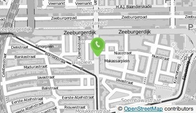 Bekijk kaart van Fysiotherapie Molukkenstraat in Amsterdam