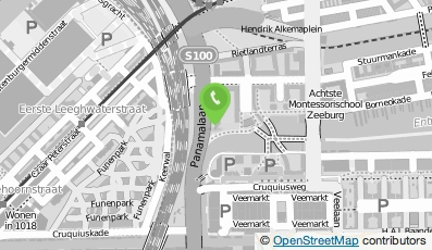 Bekijk kaart van Tandartsen.punt S.A. Karpe in Amsterdam