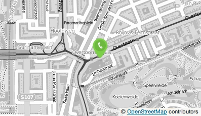Bekijk kaart van Conscious Hotel Vondelpark B.V. in Amsterdam