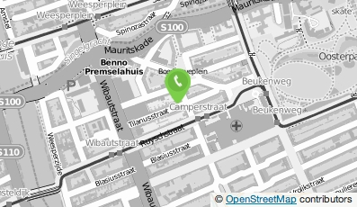 Bekijk kaart van P A agency in Amsterdam