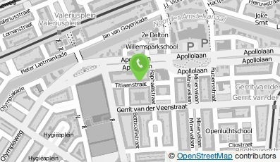 Bekijk kaart van CompaNanny Titiaan B.V. in Amsterdam