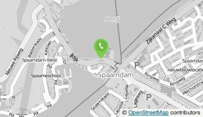 Bekijk kaart van R.A.M. Goemans  in Spaarndam West