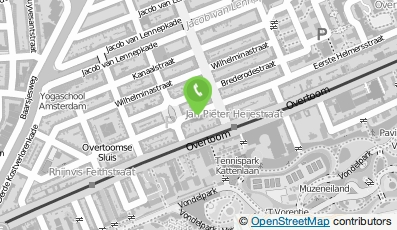 Bekijk kaart van Logopediepraktijk Oud West in Amsterdam