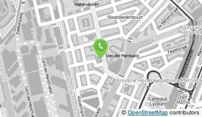 Bekijk kaart van Fysio Westerpark in Amsterdam