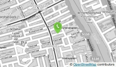 Bekijk kaart van Ateliers 1-1-9  in Amsterdam