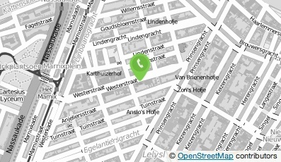 Bekijk kaart van Westerstraat B.V.  in Amsterdam