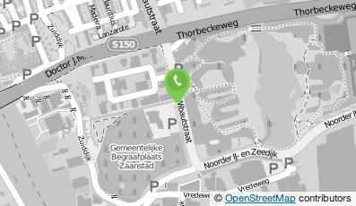 Bekijk kaart van Crematorium en Uitvaartcentrum Zaanstad B.V. in Zaandam